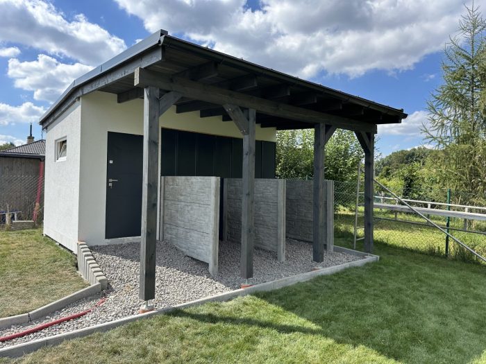 Zahradní domek - dřevostavba